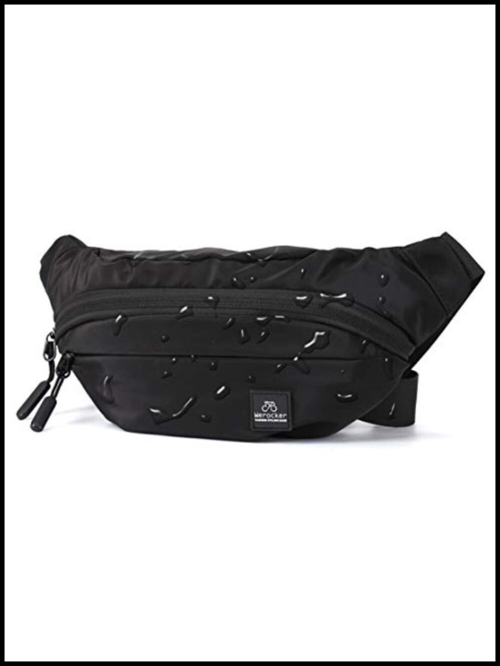 Large Plus Size Fanny Pack Waist Bag Waterproof Nylon 4 Pockets Adjustable Strap